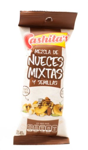 Imagen de SEMILLAS CASHITA'S NUECES MIXTAS Y SEMILLAS 40 G