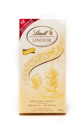 Imagen de CHOCOLATE LINDT BLANCO SINGLES 100,00 g 