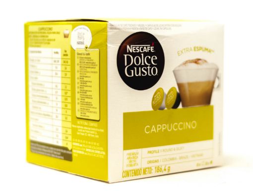 Imagen de CAPSULA CAFÉ NESCAFÉ DOLCE GUSTO CAPPUCCINO 186.4 G