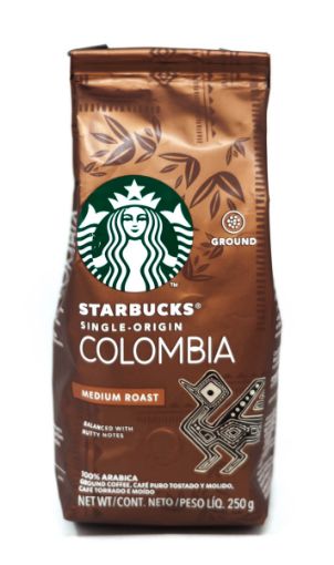 Imagen de CAFE  STARBUCKS SINGLE ORIGIN COLOMBIA MEDIO TOSTADO 250.00 G