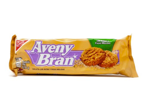 Imagen de GALLETA NABISCO AVENY BRAN CON AVENA Y PASAS 67.8 G