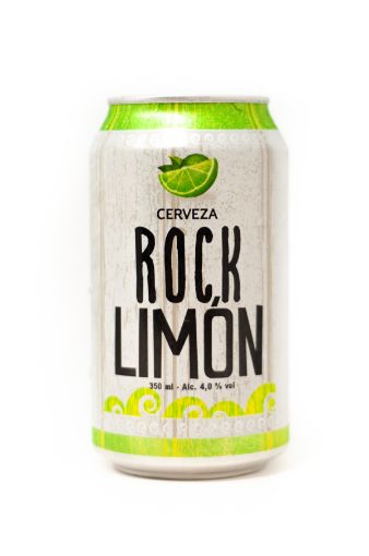 Imagen de CERVEZA ROCK LIMON LATA 350 ML