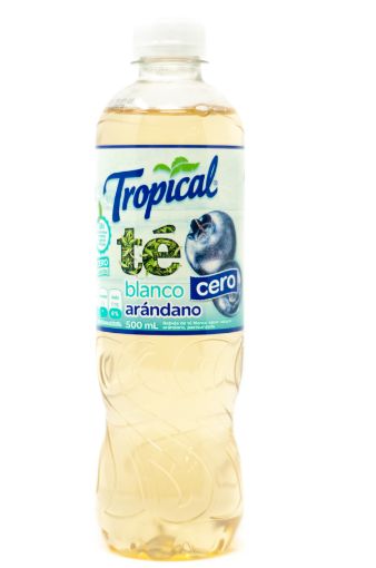 Imagen de BEBIDA TROPICAL TE BLANCO ARANDANO CERO 500 ML