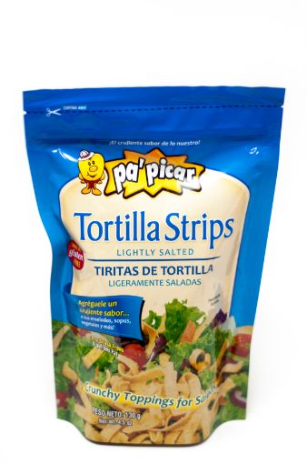 Imagen de TIRITAS PA'PICAR DE TORTILLA LIGERAMENTE SALADAS 130 G