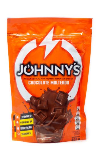 Imagen de MEZCLA EN POLVO PARA BEBIDA JOHNNYS SABOR CHOCOLATE MALTEADO  200.00 G