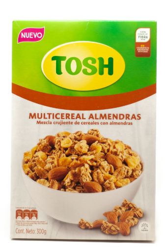 Imagen de CEREAL MULTICEREAL TOSH ALMENDRAS CAJA 300 G