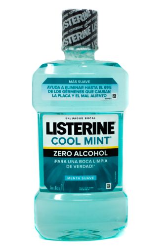 Imagen de ENJUAGUE LISTERINE COOL MINT ZERO ALCOHOL MENTA SUAVE 1000,00 ml 