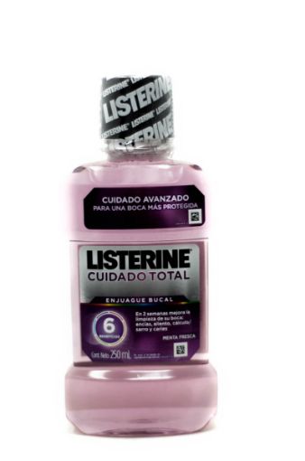 Imagen de ENJUAGUE BUCAL LISTERINE CUIDADO TOTAL MENTA FRESCA 250 ml 