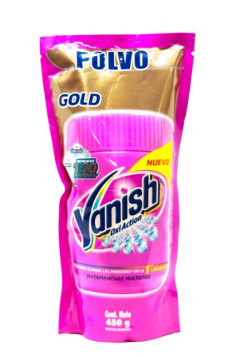 Imagen de QUITA MANCHAS VANISH OXI ACTION ROPA COLOR 450 G