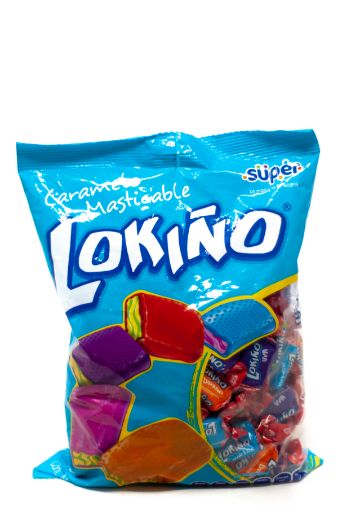 Imagen de CARAMELO MASTICABLE LOKIÑO SURTIDO 100 UND 400 G