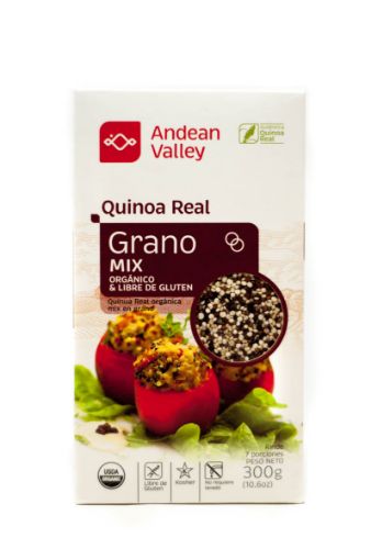 Imagen de QUINOA REAL ANDEAN VALLEY GRANO MIX ORGANICO & LIBRE DE GLUTEN 300 G