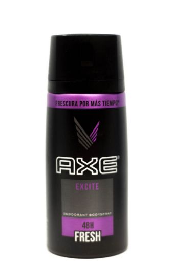 Imagen de DESODORANTE CORPORAL AXE EXITE PARA HOMBRE EN AEROSOL 150.00 ML