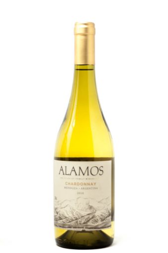 Imagen de VINO BLANCO ALAMOS 2018 CHARDONNAY 750 ML