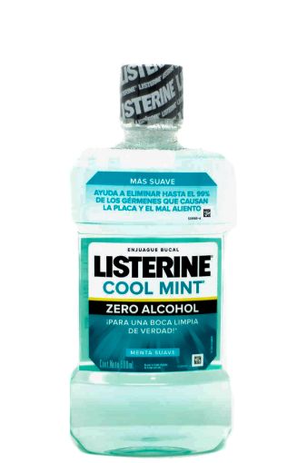 Imagen de ENJUAGUE LISTERINE COOL MINT ZERO ALCOHOL MENTA SUAVE 500 ml 