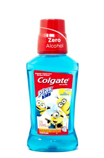 Imagen de ENJUAGUE BUCAL PARA NIÑO COLGATE PLAX KIDS ZERO ALCOHOL SABOR TUTTI FRUTTI 250 ml 