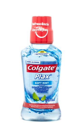 Imagen de ENJUAGUE BUCAL COLGATE PLAX SOFT MINT SPLASH ZERO ALCOHOL 250 ML