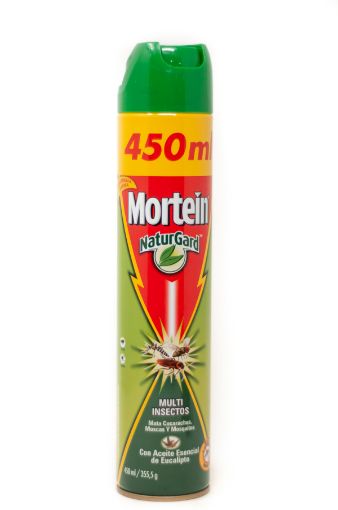 Imagen de INSECTICIDA MORTEIN MULTI INSECTOS ESENCIA EUCALIPTO EN AEROSOL 450 ML