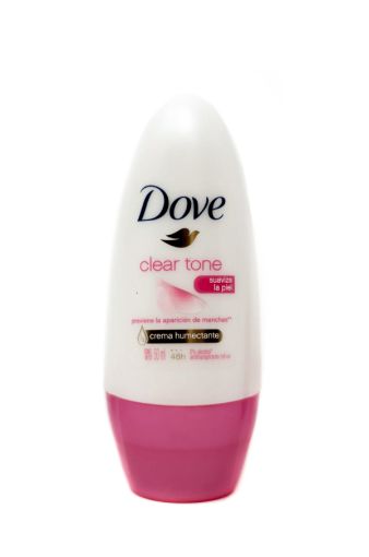 Imagen de DESODORANTE DOVE CLEAR TONE HUMECTANTE  PARA MUJER EN ROLL-ON 50.00 ML