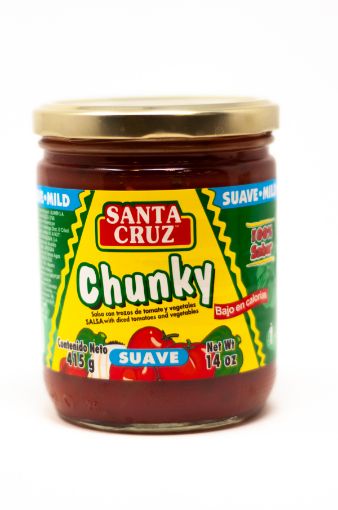 Imagen de SALSA CHUNKY SANTA CRUZ NIVEL SUAVE EN FRASCO 415 G