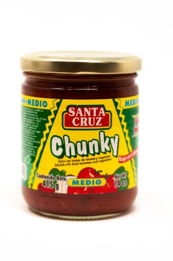 Imagen de SALSA CHUNKY SANTA CRUZ NIVEL MEDIO EN FRASCO 415 G