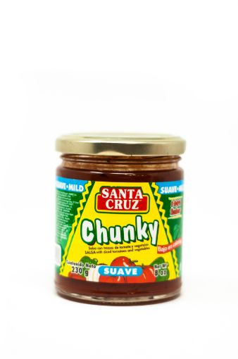 Imagen de SALSA CHUNKY SANTA CRUZ NIVEL SUAVE EN FRASCO 230 G