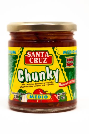 Imagen de SALSA CHUNKY SANTA CRUZ NIVEL MEDIO FRASCO 230 G