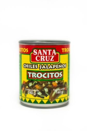Imagen de CHILE JALAPEÑO SANTA CRUZ EN TROCITOS 160 g 