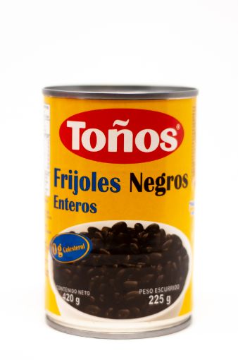 Imagen de FRIJOL  TONOS NEGRO ENTERO LATA 225 g 