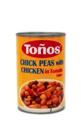 Imagen de GARBANZO TONOS CON POLLO EN SALSA DE TOMATE 400 G