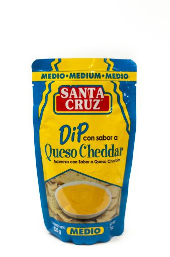 Imagen de DIP SANTA CRUZ CON SABOR A QUESO CHEDDAR MEDIO DOYPACK 220 G