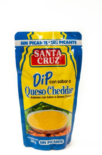 Imagen de DIP SANTA CRUZ CON SABOR A QUESO CHEDDAR SIN PICANTE DOYPACK 220 G