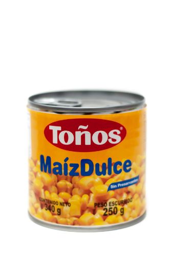 Imagen de MAIZ DULCE TONOS LATA 250 G