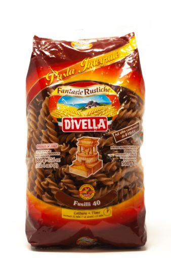 Imagen de PASTA INTEGRAL DIVELLA FUSILLI 40 500 G