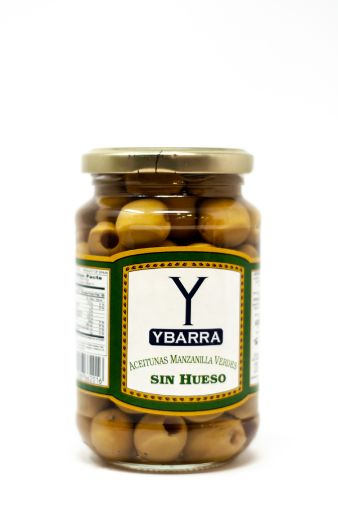 Imagen de ACEITUNA YBARRA MANZANILLA VERDE SIN HUESO 180 G