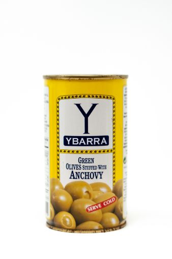 Imagen de ACEITUNA YBARRA VERDE RELLENA CON ANCHOA 150 G