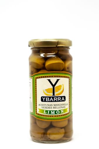 Imagen de ACEITUNA YBARRA MANZANILLA VERDE RELLENA ANCHOAS 142 G