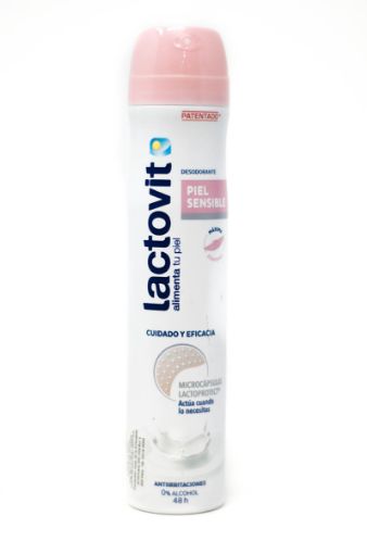 Imagen de DESODORANTE LACTOVIT PIEL SENSIBLE PARA MUJER EN AEROSOL 200.00 ML