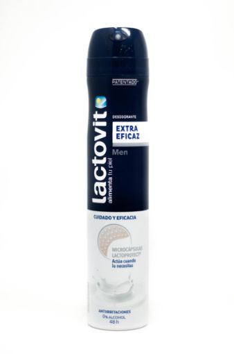 Imagen de DESODORANTE LACTOVIT EXTRA EFICAZ MICROCAPSULAS PARA HOMBRE EN AEROSOL 200.00 ML