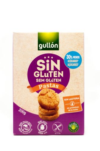 Imagen de GALLETA GULLÓN PASTAS SIN GLUTEN 200.00 G