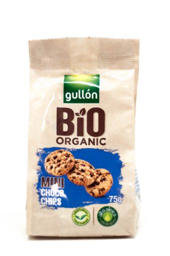 Imagen de GALLETAS GULLÓN BIO ORGANICA MINI CHOCO CHIPS  75 g 