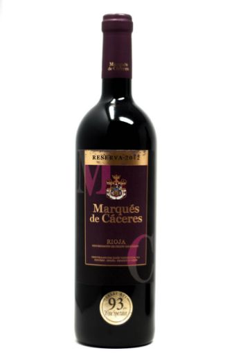 Imagen de VINO TINTO MARQUES DE CACERES RESERVA RIOJA TEMPRANILLO 750 ML