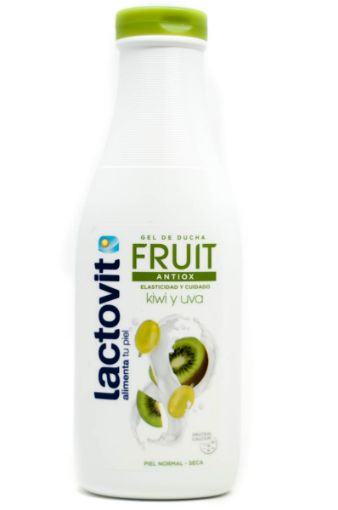 Imagen de GEL DE DUCHA LACTOVIT FRUIT ANTIOX KIWI Y UVA 600 ml 