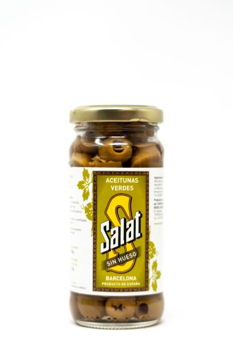 Imagen de ACEITUNA SALAT VERDE SIN HUESO 110 G