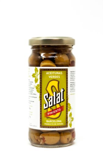 Imagen de ACEITUNA SALAT VERDE RELLENA CON PIMIENTO 110 G