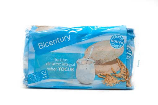 Imagen de TORTITAS BICENTURY DE ARROZ SABOR YOGURT 130.4 G