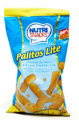 Imagen de PALITOS NUTRI SNACKS LITE DE MAÍZ & QUESO CHEDDAR 200 G