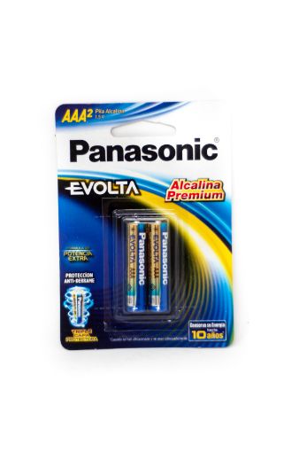 Imagen de BATERIA PANASONIC ALKALINA EVOLTA AAA 2 UND