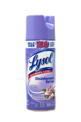 Imagen de DESINFECTANTE LYSOL AROMA EARLY MORNING BREEZE EN AEROSOL 354 g 