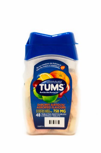 Imagen de ANTIÁCIDOS TUMS PLUS CALCIO 48 UND