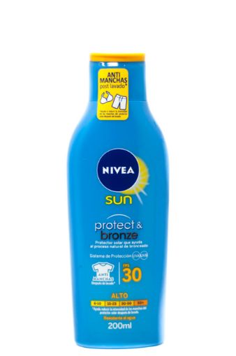 Imagen de BLOQUEADOR NIVEA SUN PROTECT BRONZE 30 FPS 50.00 ML